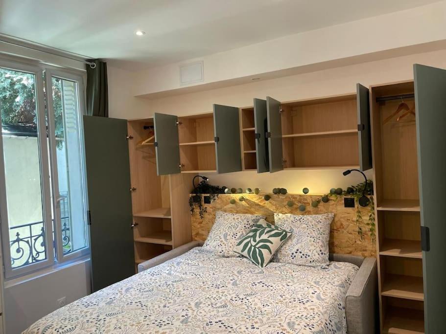 Studio Verdoyant Avec Exterieur Maisons-Alfort Bagian luar foto